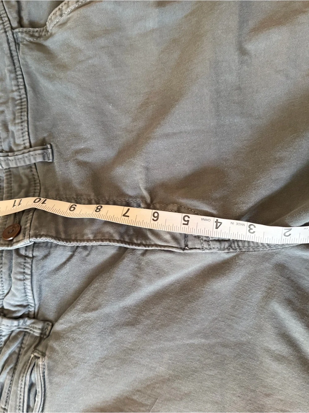 American Eagle Outfitters Gray Flat-Front Men's Shorts